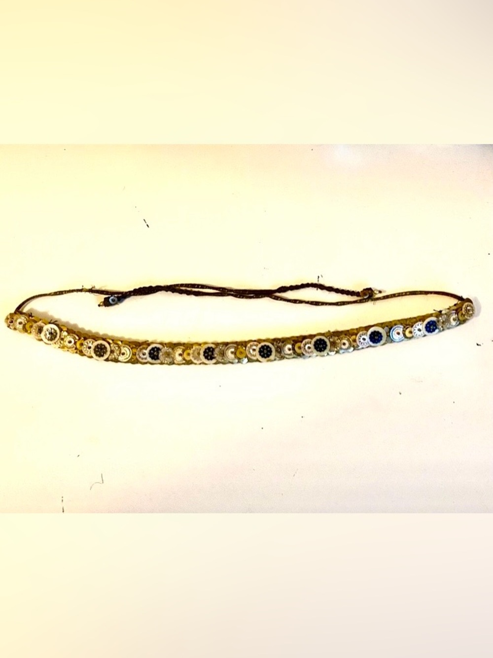 Rare Vintage Leni Kuborn-Grothe Kitzbuhel Choker with Sequins